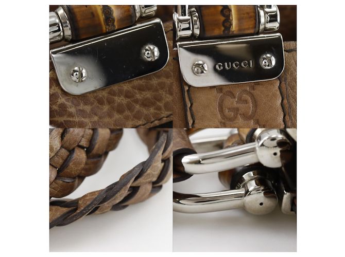 Gucci Bamboo Bar Tragetasche Braun - Ansicht 11