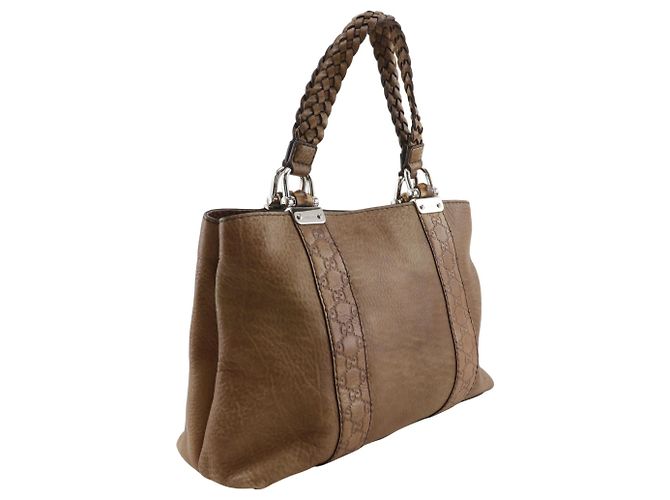Gucci Bamboo Bar Tragetasche Braun - Ansicht 3