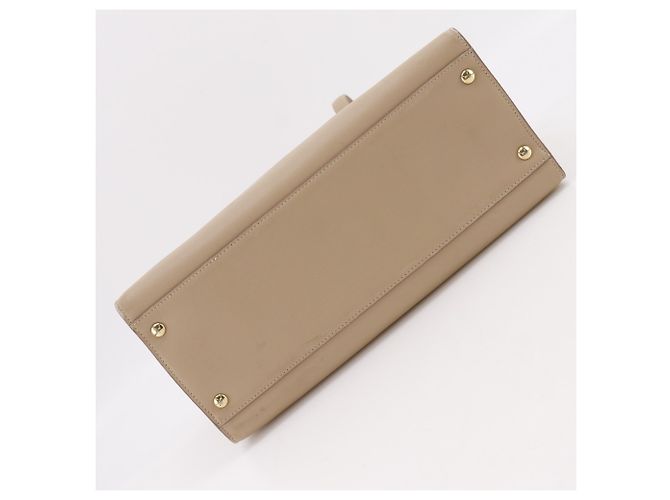 Borsa Tote Salvatore Ferragamo Gancini Beige - vista 11