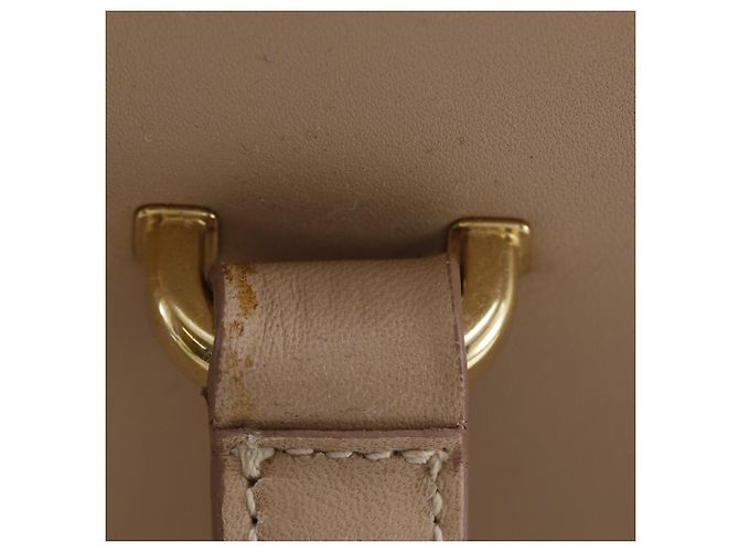 Borsa Tote Salvatore Ferragamo Gancini Beige - vista 12