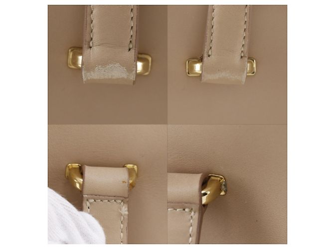 Borsa Tote Salvatore Ferragamo Gancini Beige - vista 14
