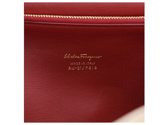 Borsa Tote Salvatore Ferragamo Gancini Beige - vista 17