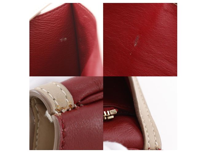 Borsa Tote Salvatore Ferragamo Gancini Beige - vista 8