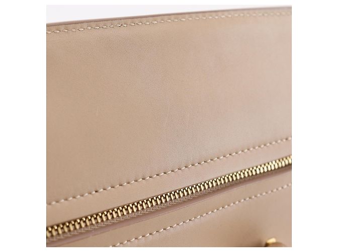 Borsa Tote Salvatore Ferragamo Gancini Beige - vista 9