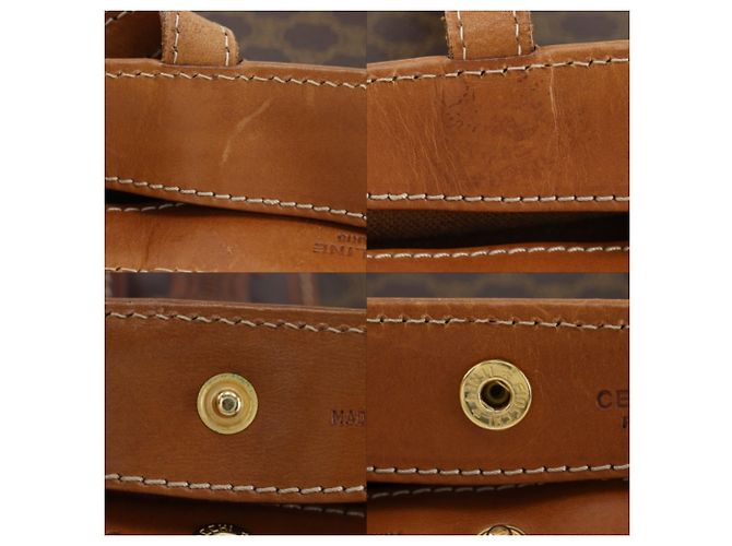 Céline Bolso Tote Celine Triomphe Castaño - vista 10