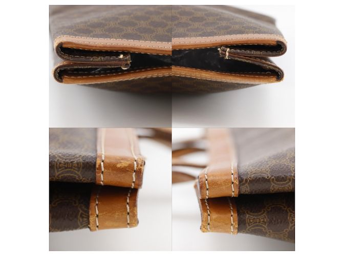 Céline Bolso Tote Celine Triomphe Castaño - vista 11