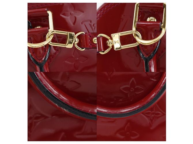 Borsa Louis Vuitton Alma BB Rosso - vista 12