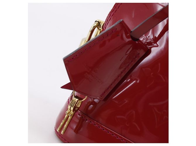 Borsa Louis Vuitton Alma BB Rosso - vista 16