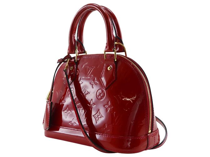 Borsa Louis Vuitton Alma BB Rosso - vista 2