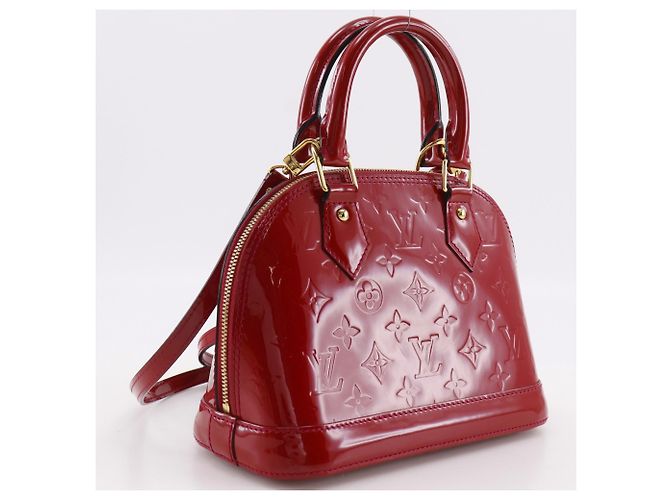 Borsa Louis Vuitton Alma BB Rosso - vista 3