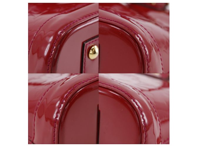 Borsa Louis Vuitton Alma BB Rosso - vista 4