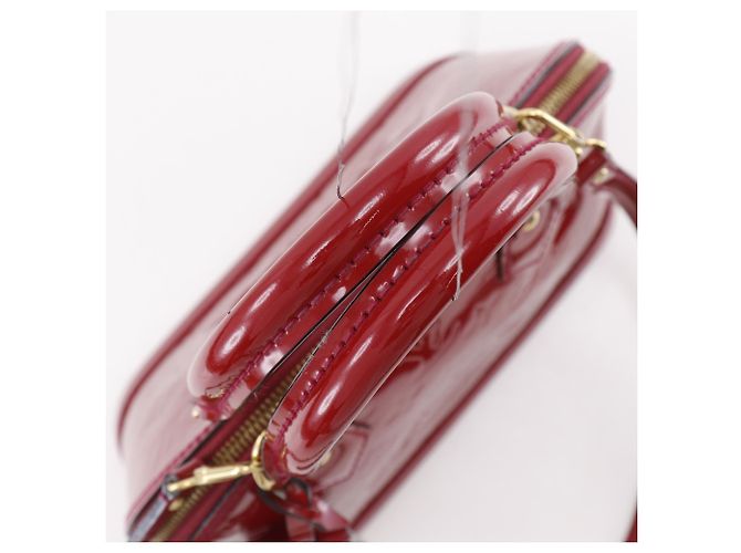 Borsa Louis Vuitton Alma BB Rosso - vista 5
