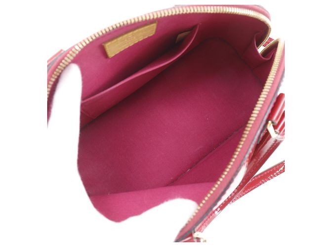 Borsa Louis Vuitton Alma BB Rosso - vista 6