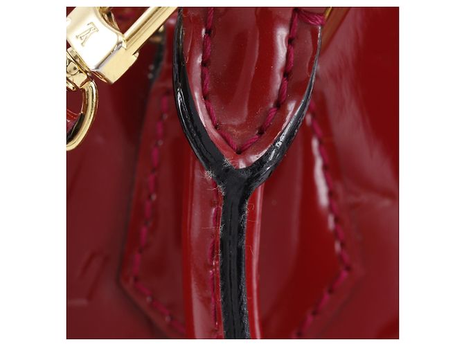 Borsa Louis Vuitton Alma BB Rosso - vista 9