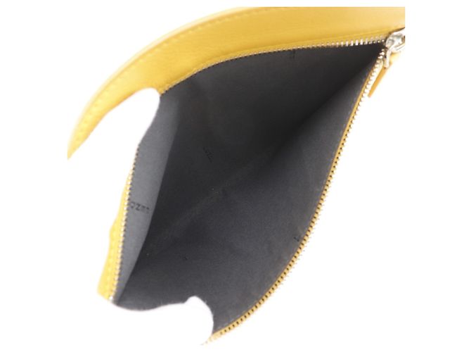 Borsa Fendi Dotcom in pelle blu navy - vista 17