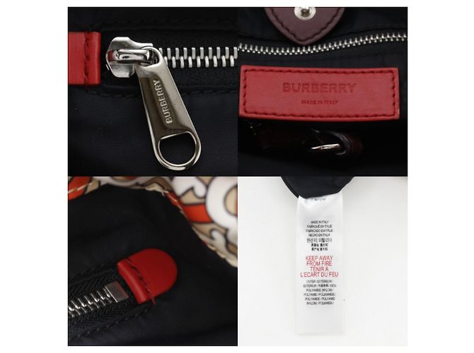 Mochila Burberry TB Monogram Nylon Naranja - vista 14