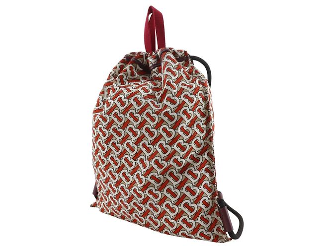Mochila Burberry TB Monogram Nylon Naranja - vista 2