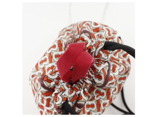 Mochila Burberry TB Monogram Nylon Naranja - vista 6
