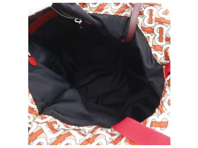 Mochila Burberry TB Monogram Nylon Naranja - vista 7