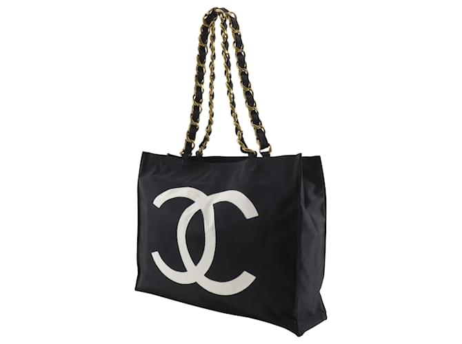 Borsa Tote Chanel Coco Mark Nero - vista 2