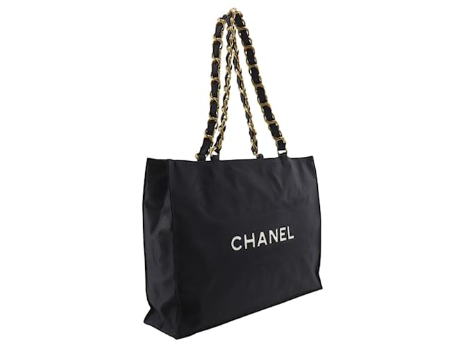 Borsa Tote Chanel Coco Mark Nero - vista 3