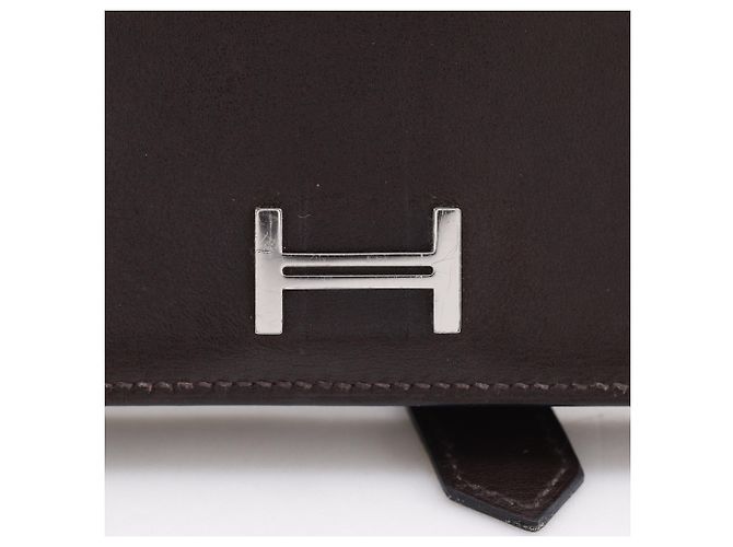Hermès Bearn Soufflé Long Wallet Braun - Ansicht 14