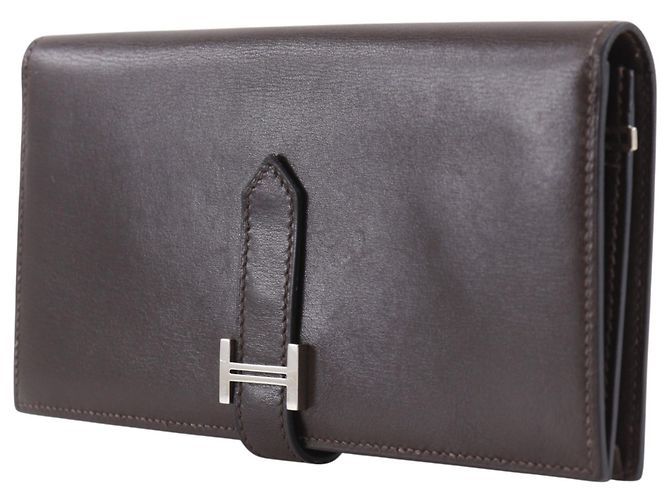 Hermès Bearn Soufflé Long Wallet Braun - Ansicht 2