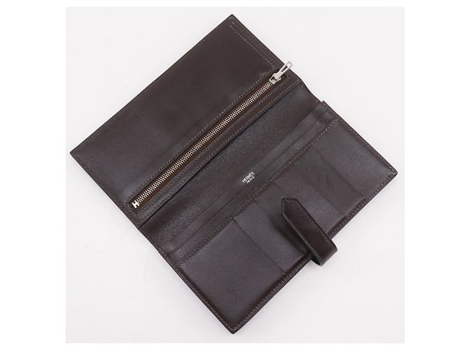 Hermès Bearn Soufflé Long Wallet Braun - Ansicht 5