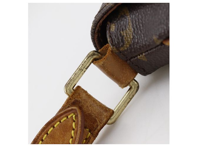 Borsa a Spalla Louis Vuitton Musette Tango Marrone Monogramma - vista 11