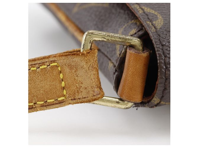 Borsa a Spalla Louis Vuitton Musette Tango Marrone Monogramma - vista 13