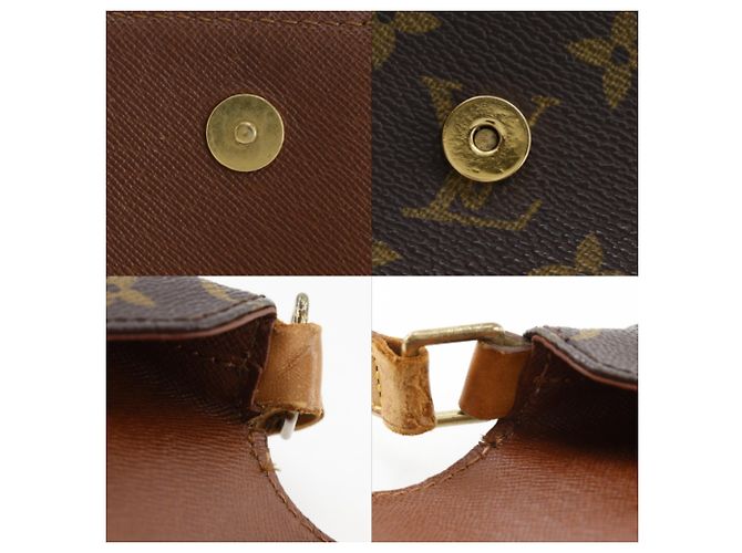 Borsa a Spalla Louis Vuitton Musette Tango Marrone Monogramma - vista 14