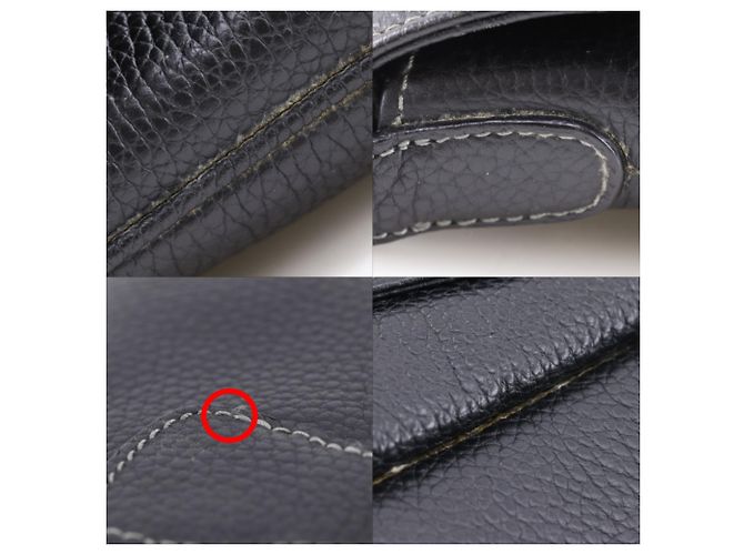 Borsa a tracolla in pelle Loewe Nero - vista 14