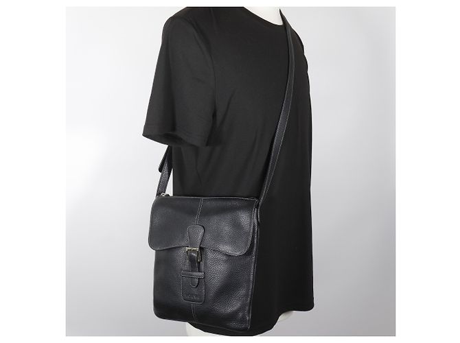 Borsa a tracolla in pelle Loewe Nero - vista 17