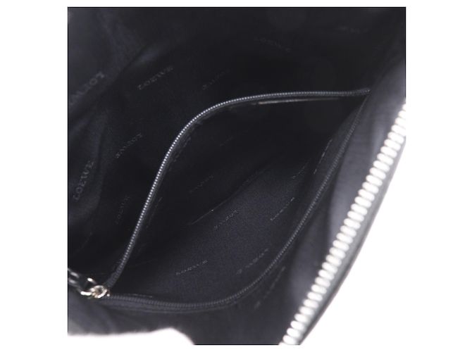 Borsa a tracolla in pelle Loewe Nero - vista 8
