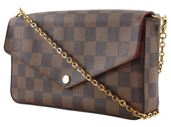 Borsa a Spalla Pochette Felicie Louis Vuitton Marrone - vista 2