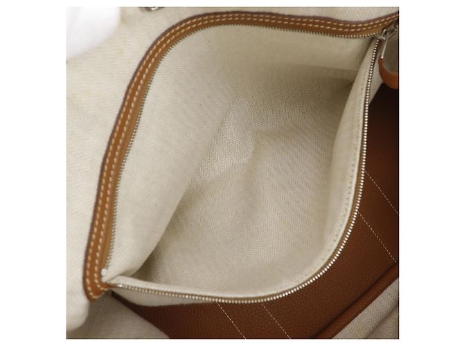 Hermès Borsa Tote Hermes Garden Party 36 PM Marrone - vista 7
