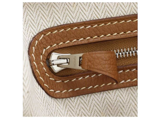 Hermès Borsa Tote Hermes Garden Party 36 PM Marrone - vista 9