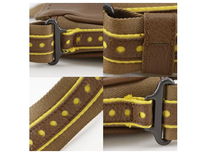 Borsa a tracolla in pelle marrone Bottega Veneta - vista 14