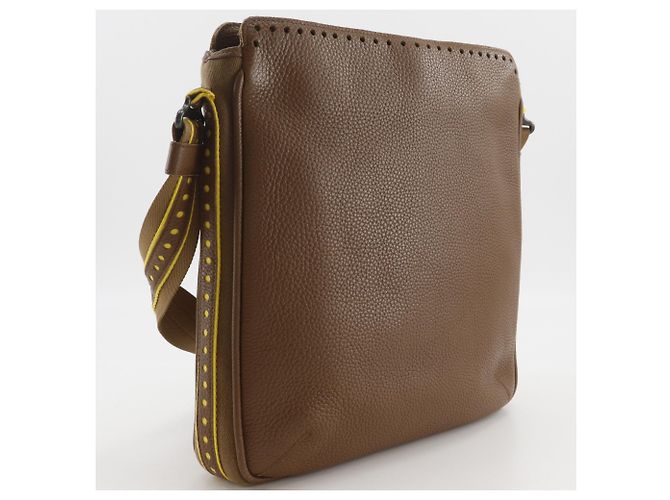 Borsa a tracolla in pelle marrone Bottega Veneta - vista 3