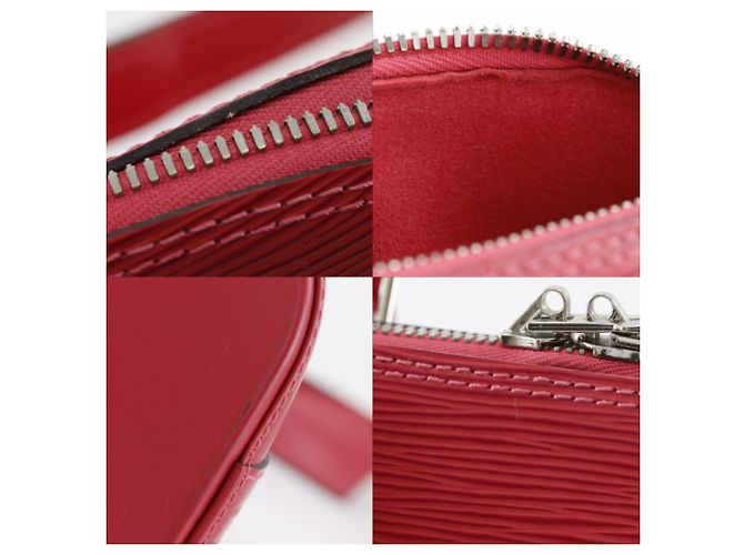 Borsa Louis Vuitton Alma PM Rosso - vista 11