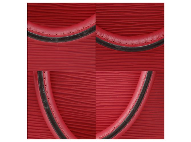 Borsa Louis Vuitton Alma PM Rosso - vista 12