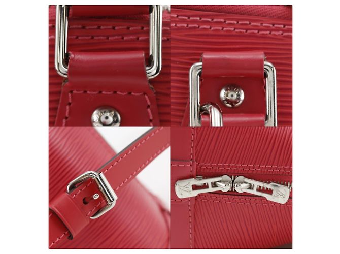 Borsa Louis Vuitton Alma PM Rosso - vista 14