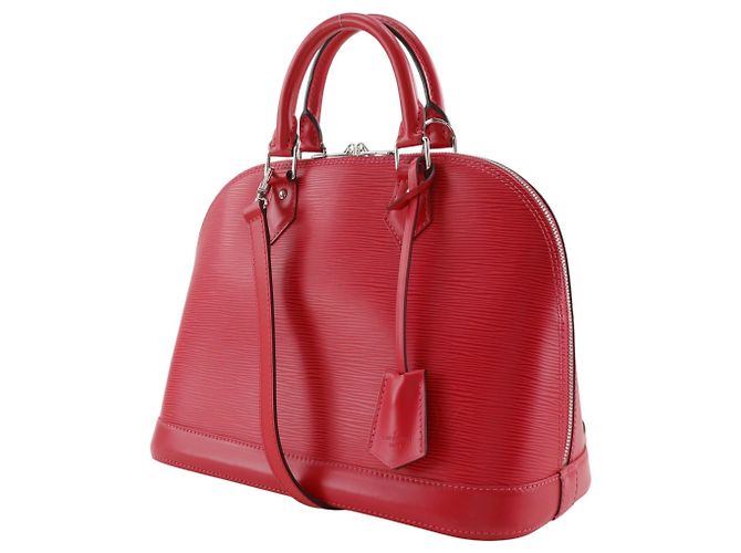 Borsa Louis Vuitton Alma PM Rosso - vista 2