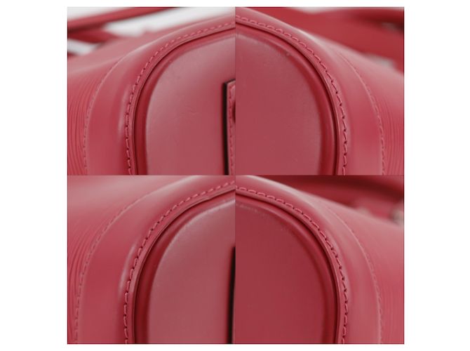 Borsa Louis Vuitton Alma PM Rosso - vista 4