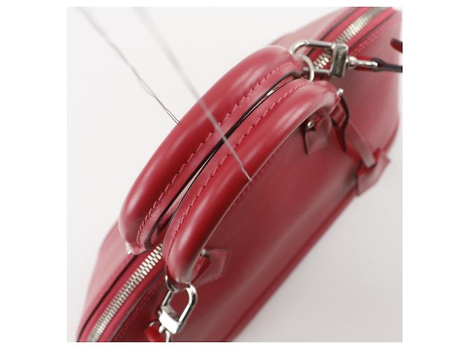 Borsa Louis Vuitton Alma PM Rosso - vista 5