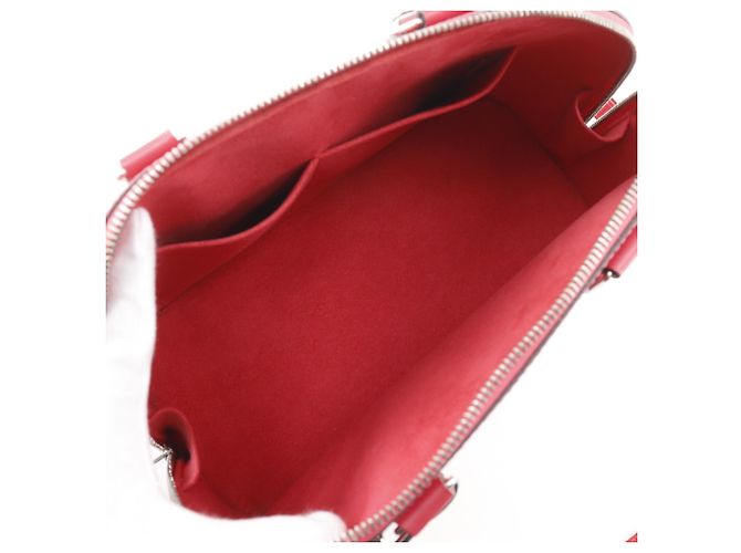 Borsa Louis Vuitton Alma PM Rosso - vista 6