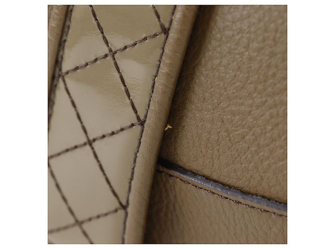 Borsa a tracolla in pelle marrone Burberry - vista 10