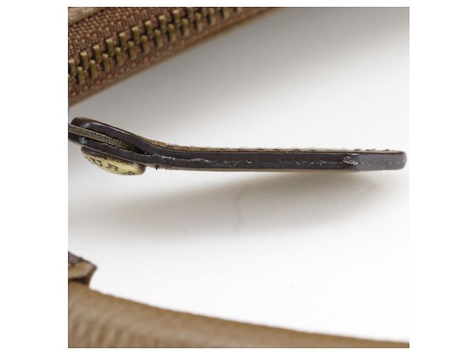 Borsa a tracolla in pelle marrone Burberry - vista 14