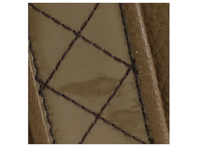 Borsa a tracolla in pelle marrone Burberry - vista 9