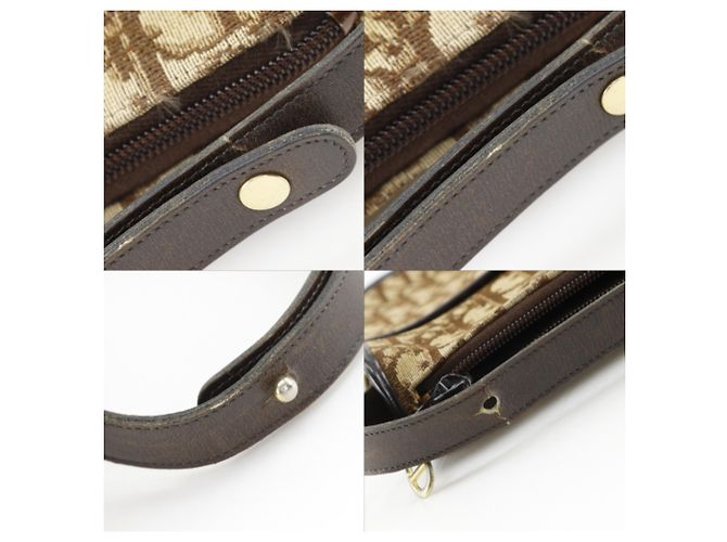 Borsa a Spalla Christian Dior Trotter Marrone - vista 15